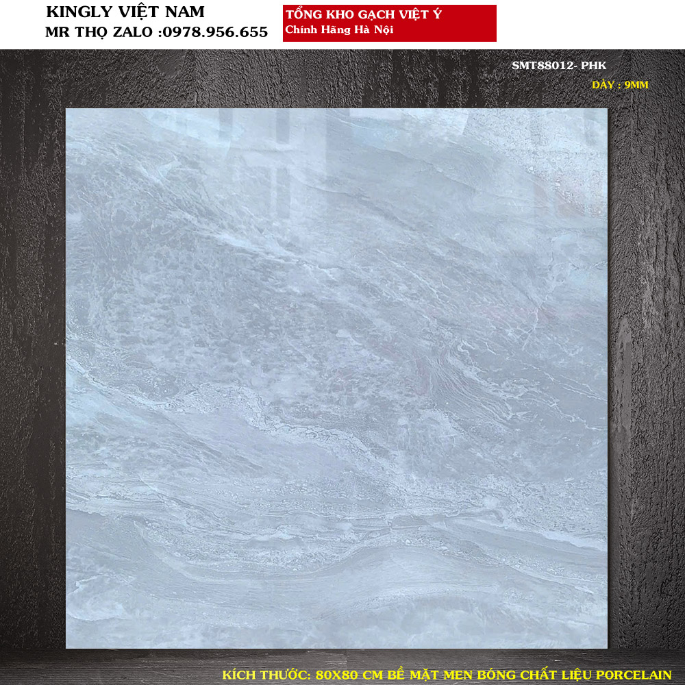 Gạch lát nền Việt Ý 80X80 SMT88012 Loại 1